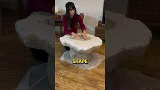 They Made This Stunning Table From Styrofoam!