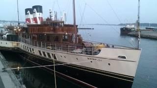 Waverley Glasgow paddle steamer ship Poole Quay