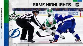 Stars @ Lightning 11/15 | NHL Highlights 2022