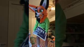 Halfie for Kamala  #voteblue #vote #kamalaharris #harriswalz2024 #furry #fursuit #fyp