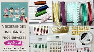 Bänder und Verzierungen⎜Vorbestellen Probierpakete ⎜Minikatalog Herbst/Winter 2024 Stampin' Up!®