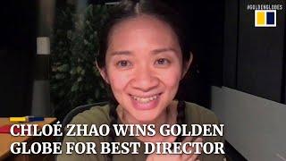 Chloé Zhao makes history as first Asian woman to win best director at Golden Globes