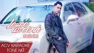 Karaoke | Lá Xa Lìa Cành - Lê Bảo Bình | Beat Tone Nữ