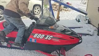 Polaris Indy XC600 With MBRP Racing Can | Ripping Fresh Powder