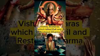 Demons killed by Vishnu avataras #Vishnu #demons #hinduism