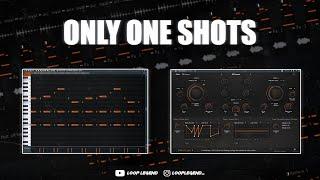 How To Make Hard Beats By Only Using ONE SHOTS (Nardo Wick, Future) | FL Studio Tutorial