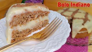 Bolo Indiano Fácil e Super Recheado - Delicioso