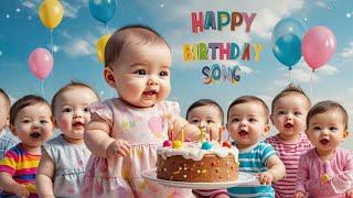 Happy Birthday Song | Fun Birthday Song for Kids | Cute Baby Dance Party!  | Neela Tota