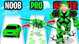 NOOB vs PRO vs HACKER In ROBOBOT BATTLE!? (ALL LEVELS!)