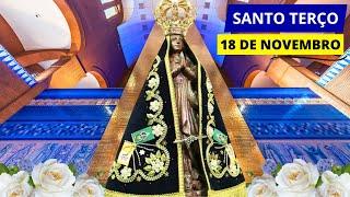 SANTO TERÇO DE APARECIDA DE HOJE - 18/11/2024 | MISTÉRIOS GOZOSOS | 33ª SEMANA DO TEMPO COMUM