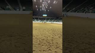 My keyhole run! #GQfrecklesdoc #barrelracing #horse #equestrian #buckskin