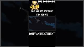 Why naruto don't use this in boruto//naruto use rasen shuriken on toneri puppets #shorts