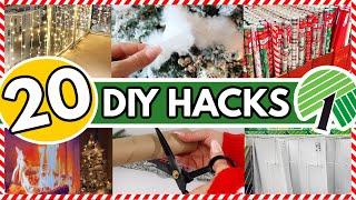 20 Dollar Tree CHRISTMAS HACKS You Need To Try! 