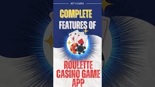 Complete Features of Roulette Casino Game App | Roulette Game Tricks | #games #shorts