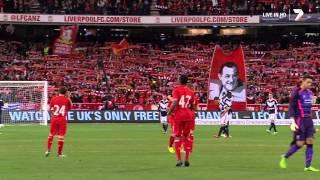 Liverpool F.C. & 95,000 Australian fans sing "You'll Never Walk Alone" FULL Dolby MCG July 24,2013