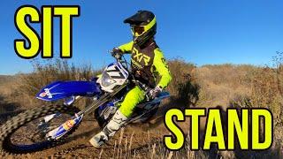 Sitting or Standing| Enduro Single Trail Riding Tip