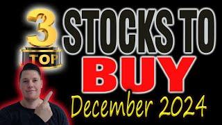 ⭐⭐ TOP 3 Stocks to BUY - December 2024 ⭐⭐ Large Cap Stocks - HUGE GROWTH │ Huge Win Rate