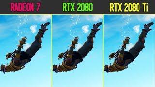 Radeon VII vs RTX 2080 vs RTX 2080 Ti Fortnite | i9 9900K 5GHz | EPIC Settings | 1440P