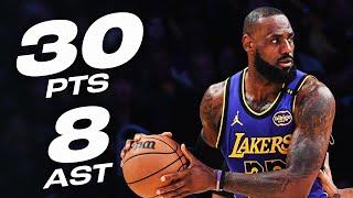 LeBron James ERUPTS For 30 PTS Against The Hawks | January 3, 2025