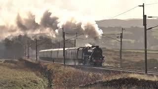 LMS 45212 Stanies Black 5 Makes 'RARE' Visit on 'The Northern Belle' 19/10/2024