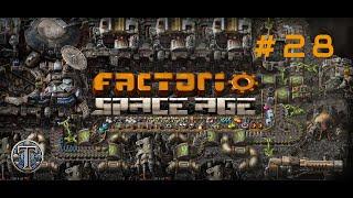 Factorio: Space Age - Épisode 28 - Construire une plateforme spatiale et des fioles blanches.