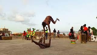 Kenyan Acrobats Showcasing the Incredible stunts at Junction Mall Ngong road.