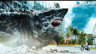 Land shark enters the city and attacks humans! | Land Shark | YOUKU MONSTER MOVIE