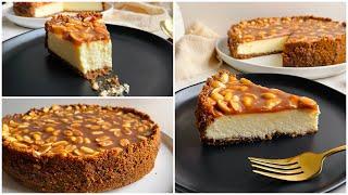 Best creamy baked caramel cheesecake/ تشيزكيك الكراميل في الفرن