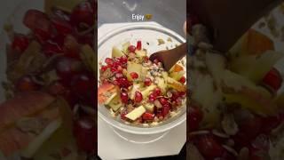 No cook Breakfast #shorts #youtubeshorts #recipe #ytshorts #breakfast #oats