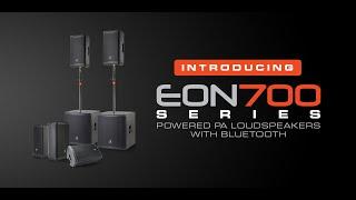 JBL Pro EON700 Powered PA Loudspeakers: Worldwide Product Launch Event