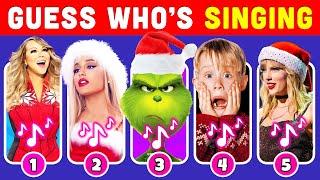  Guess Who's SINGING...!  CHRISTMAS Song Edition  | Mariah Carey, Home Alone, Grinch