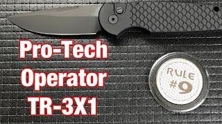 Pro-Tech Operator TR-3X1 Knife Review