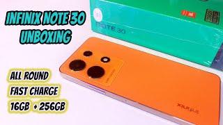 Infinix Note 30 Unboxing | All Round Fast Charging 45W | 8GB+8GB Ram 256GB Rom |  All Rounder Phone