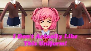 Natsuki And Her School Uniform Problems | "Just Natsuki" Mod #ddlc #ddlcmods #natsuki #foryou