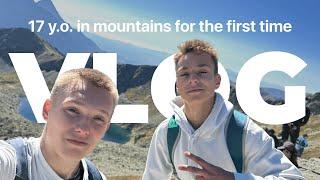 VLOG: 17 y.o. first time in mountains CRAZY TRIP