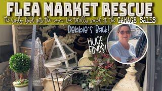 COME SHOP THE GARAGE SALES AND YARD SALES WITH DEBBIE AND I FOR HUGE THRIFTED HOME DECOR FINDS!