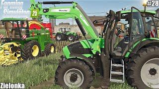 HARVESTING MAIZE SILAGE AND SPREADING MANURE│Zielonka│FS 25│28