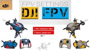 DJI FPV Drone | How to Fix IMU Initialization Error