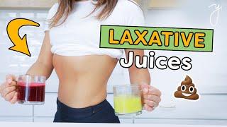 NATURAL LAXATIVE JUICES to Relieve Constipation and Reduce Bloating