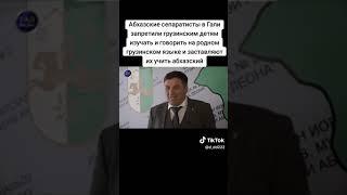 Абхазские сепаратисты в Гали запретили грузинcким детям изучать и говорить на родном грузинском язык