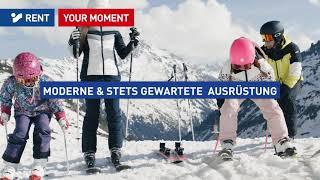 Mit INTERSPORT Rent kommst du ganz einfach & bequem an Top Verleihequipment für deinen Skiurlaub