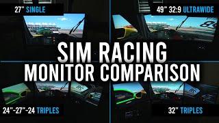 Sim Racing FOV Comparison (Single vs Ultrawide vs Triple Monitors)