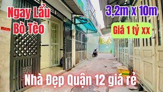  Bán nhà hiệp thành quận 12 | GIẢM GIÁ SỐC Nhà 1 trệt 1 lầu ngay chợ Hiệp Thành chỉ còn 1 tỷ 450tr