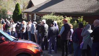 Asheville, North Carolina residents eager to early vote even as hurricane recovery continues