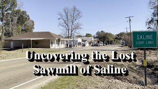 Uncovering Lost Sawmill in Saline, Louisiana Louisiana & Northwest Railroad - Did You Know This?