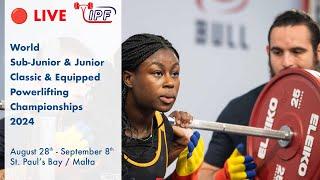 Women Jr 63kg & Men Jr 74 kg A-grps classic - World SJr & Jr Powerlifting Championships 2024