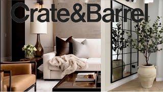 CRATE & BARREL SUMMER 2024 HOME DECOR FURNITURE |  BEAUTIFUL FLORALS & OUTDOOR