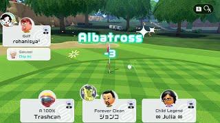 I Golfed Inside The ∞INFINITY∞ Lounge! (Switch Sports Golf)