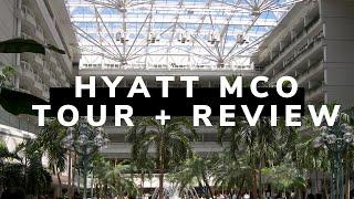 Hyatt Regency Orlando Airport, MCO Tour + Review | Great Choice for Disney Travelers!