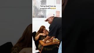 Taking food from my pregnant wife #foryou #comedy #foryou #pregnancy